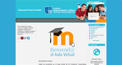 Desktop Screenshot of educacionvirtual.unicafam.edu.co