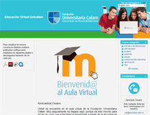 Tablet Screenshot of educacionvirtual.unicafam.edu.co